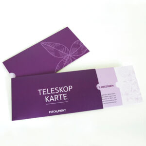 Muster Teleskopkarte