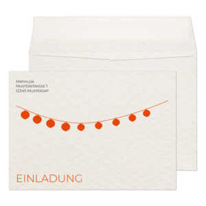 Briefumschlag C5 Einladung