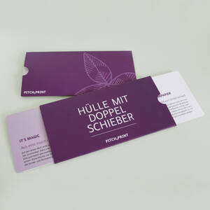 Hülle mit Doppelschieber