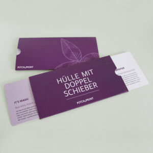 Hülle mit Doppelschieber