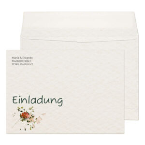 Briefumschlag C5 Hochzeit 2