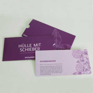 Hülle mit Schieber