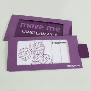 Lamellenkarte DIN Lang