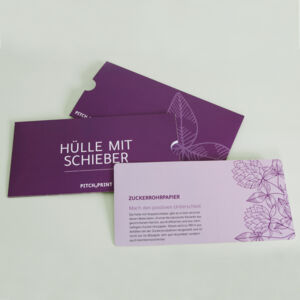 Hülle mit Schieber