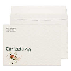 Briefumschlag C5 Hochzeit 2