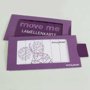 Lamellenkarte DIN Lang