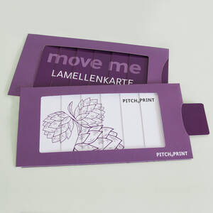 Lamellenkarte DIN Lang